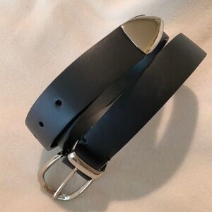 Calvin Klein Metal Tip Leather Belt